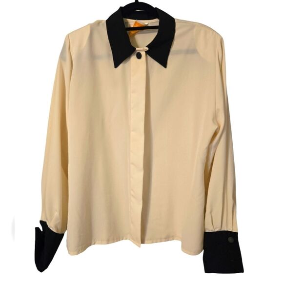 Vintage 70s Pendleton Collard Blouse - Picture 1 of 6
